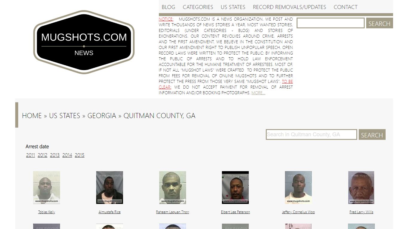 Best search engine for True crime stories | Mugshots.com